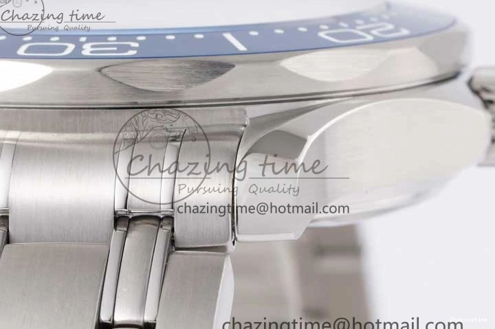 0210 Seamaster Diver 300M SS Blue Ceramic Bezel JVSF 1:1 Best Edition Blue Dial on SS Bracelet A SportInspired 7792